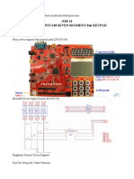 Job14 ARM Nuvoton NUC140 SevenSegment Dan Keypad