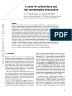 GADGET: A Code For Collisionless and Gasdynamical Cosmological Simulations