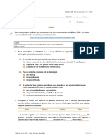 ASA 9ºano Teste de Avaliação Outubro