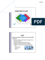 Introduction To Sap: - What Are Enterprise Resource Planning (ERP) Systems?