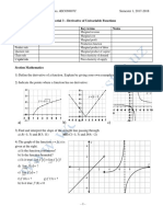 Tutorial 3 - Derivative of Univariable Functions