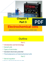 Electrochemical Cells: (Review Electrochemistry in CHM 102)