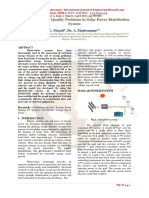 Analysis of PQ Problems in Solar Power Distribution System PDF