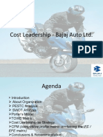 Cost Leadership - Bajaj Auto LTD