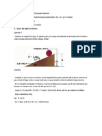 Ejercicio de Energia Potencial