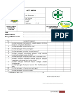 Daftar Tilik Aff Infus