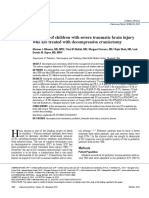 Outcome of Children With Severe Traumatic Brain Injury Who Are Treated With Decompressive Craniectomy