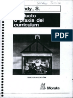 Producto o Praxis Del Curriculum Grundy