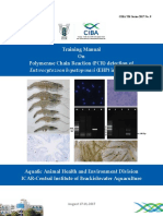 Training Manual On PCR Detection of Enterocytozoon Hepatopanaei 17-18 August 017