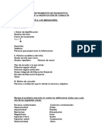 Tablas Modificación de Conducta