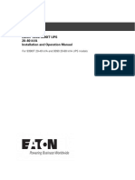 Eaton 9390/9390IT UPS 20-80 kVA Installation and Operation Manual