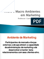 Micro - Macro - Ambientes - + Analise Swot - 2017.2 PDF