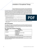 Guidelines For Documentation of Occupational Therapy PDF