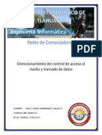 Direccionamiento Del Control de Acceso Al Medio y Tramado de Datos