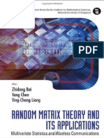 Zhi Dong Bai, Random Matrix Theory and Its Applications