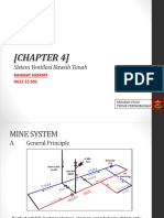 Sistem Ventilasi Bawah Tanah