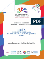 Guia Parlamento Federal Juvenil INADI 2017