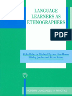 Celia Roberts-Language Learners As Ethnographers (2001)