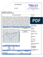 Wright Investors Service Comprehensive Report For MGC Pharmaceuticals LTD