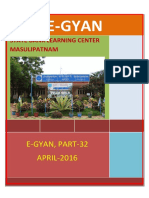 32nd Issue E-Gyan April, 2016