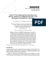 Study of Non-Isothermal Decomposition and Kinetic Analysis of 2,4-Dihydroxybenzoic Acid-Melamine-Formaldehyde Copolymer