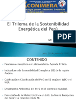 El Trilema de La Sostenibilidad Energetica Del Peru - XX Conimera.J.E. Luyo