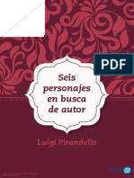 Seis Personajes en Busca de Autor Pirandello