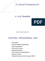 Chapter 8: Central Processing Unit: Cpe 252: Computer Organization 1