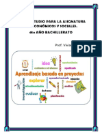 Guía de Estudio para La Asignatura Estudios Económicos y Sociales