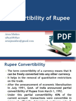 Convertibility of Rupee