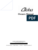 Aloha Owners Manual