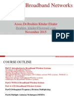 Wireless Broadband Networks: Assoc - Dr.Ibrahim Khider Eltahir November 2015