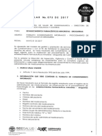 Circular No. 075-17 Consentimiento Informado para Procedimiento de Inyectologia