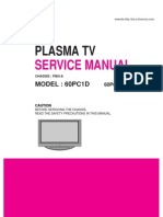 LG TV Plasma 60pc1d 60pc1d Service Manual