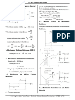 CET166 Formulas Dinamica Dos Solidos Capitulo 01