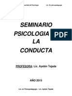 Seminario Psicologia de La Conducta