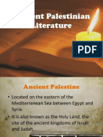 1 Ancient Palestinian Literature 1