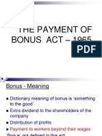 Bonus Act - 1965 - 1