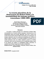 La Teoria Pluralista de La Democracia de Robert Dahl