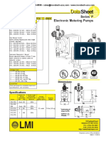 LMI Roytronic Series P Metering Pump Datasheet