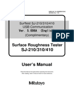 Surftest SJ-210 - 310 - 410 USB Communication ManualV5.006