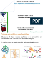 Clase 6. Toxicologia de Proteínas Tóxicas, Aminoacidos