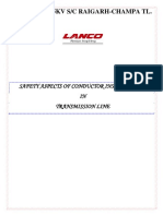 Method Statement For Transmission Line Lanco PDF