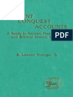 (Journal For The Study of The Old Testament. Supplement Series - 98) Younger, K. Lawson-Ancient Conquest Accounts - A Study in Ancient Near Eastern and Biblical History Writing-JSOT Press (1990)