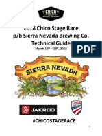 2018 Chico Stage Race P/B Sierra Nevada Brewing Co. Technical Guide