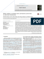 Whole Soybean As Probiotic Lactic Acid Bacteria Carrier Food in Solid State Fermentation 2014 Food Control