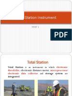 Total Station Instrument: Unit 1