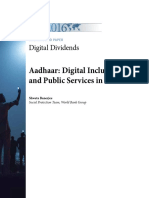 Aadhaar: Digital Inclusion and Public Services in India