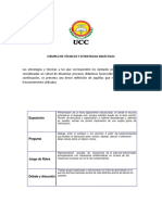 Ejemplo de Técnicas y Estrategias Didácticas