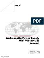 Notifier AMPS 24 AMPS 24E Addressable Power Supply